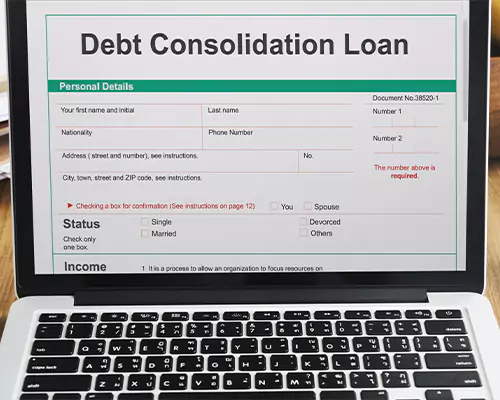 Debt Consolidation Loan for Bad Credit form